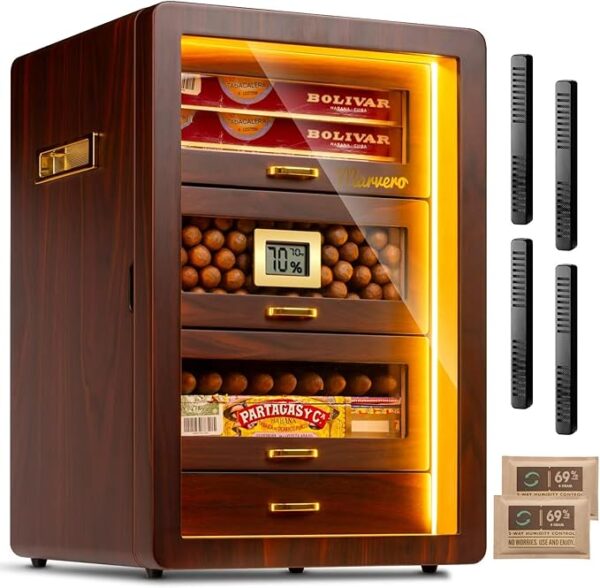 Marvero Lux Pro Humidor Cabinet