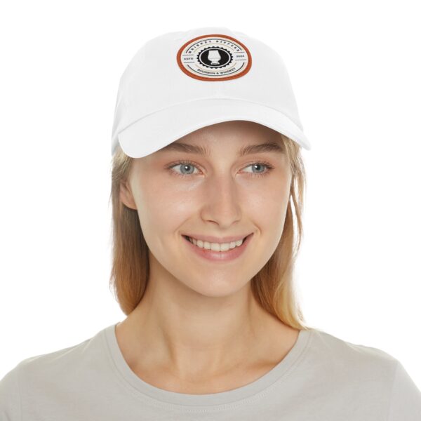 Whiskey Sippers Official Logo Hat with Leather Patch Logo - Image 18