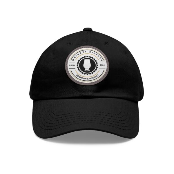 Whiskey Sippers Official Logo Hat with Leather Patch Logo - Image 57