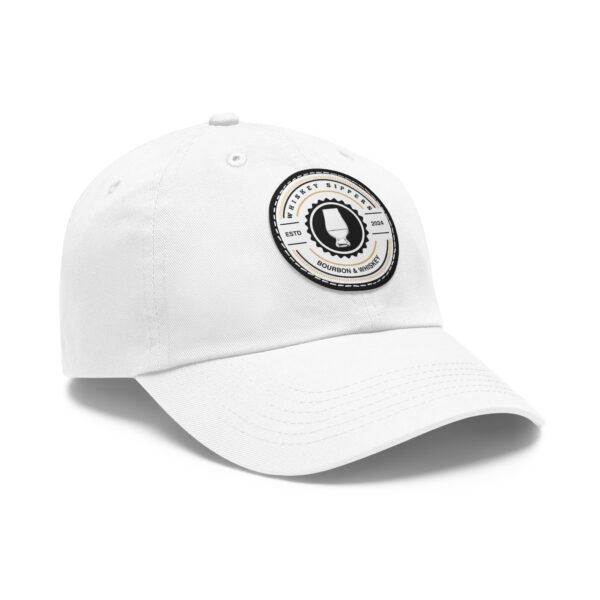 Whiskey Sippers Official Logo Hat with Leather Patch Logo - Image 9