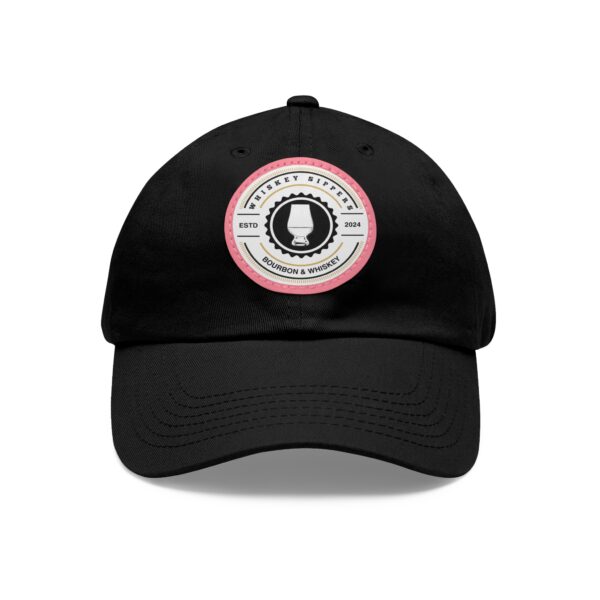 Whiskey Sippers Official Logo Hat with Leather Patch Logo - Image 71