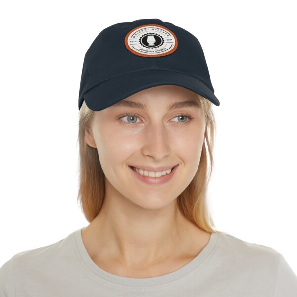 Whiskey Sippers Official Logo Hat with Leather Patch Logo - Image 95