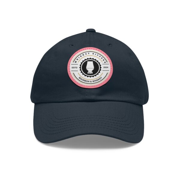 Whiskey Sippers Official Logo Hat with Leather Patch Logo - Image 99