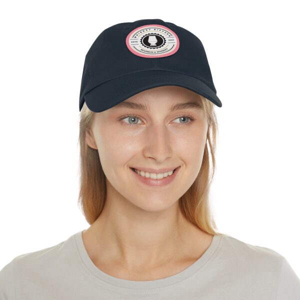 Whiskey Sippers Official Logo Hat with Leather Patch Logo - Image 102