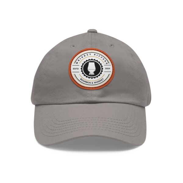 Whiskey Sippers Official Logo Hat with Leather Patch Logo - Image 134