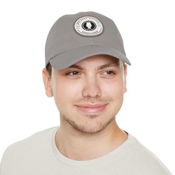 Whiskey Sippers Official Logo Hat with Leather Patch Logo - Image 5