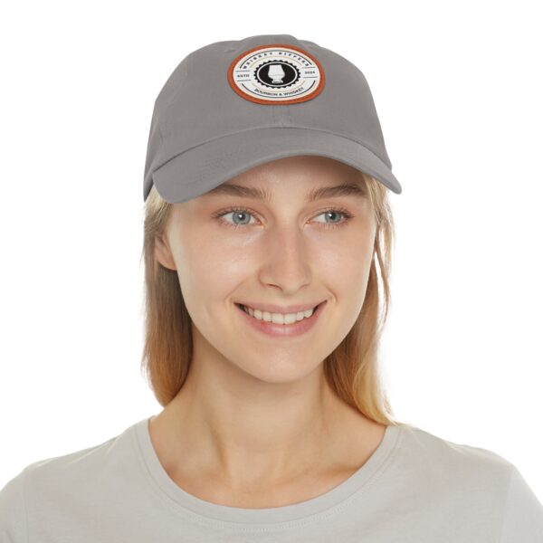 Whiskey Sippers Official Logo Hat with Leather Patch Logo - Image 137